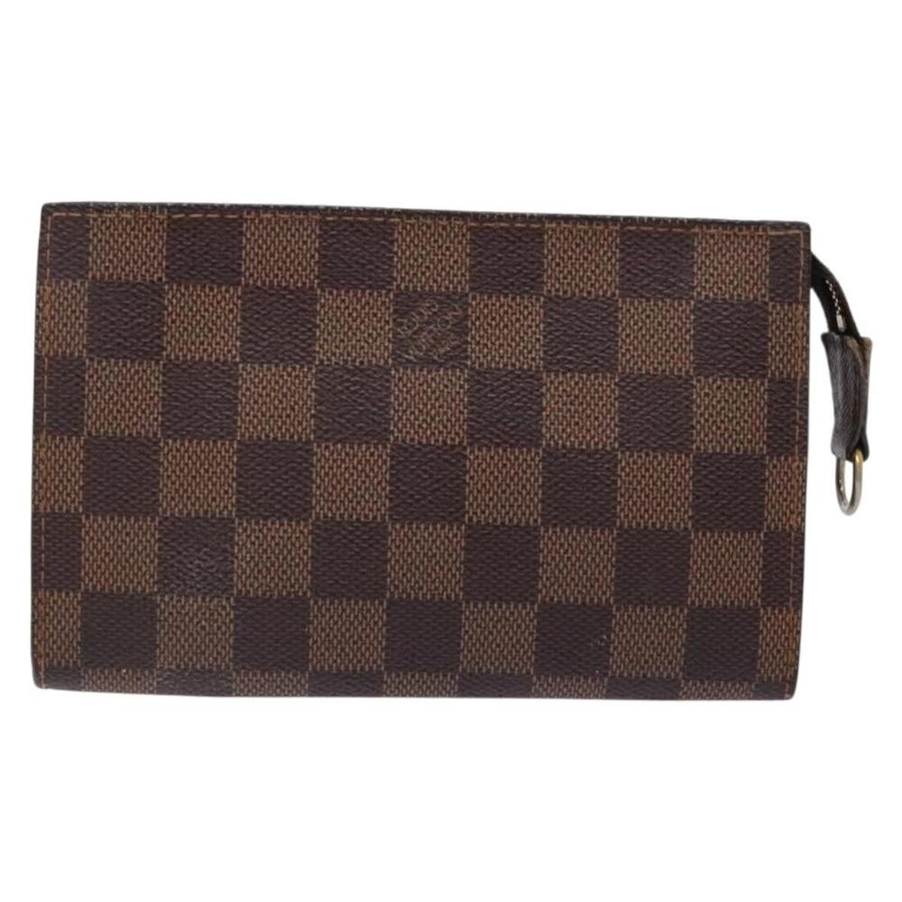 Louis Vuitton Damier Ebene Marais Pouch Brown